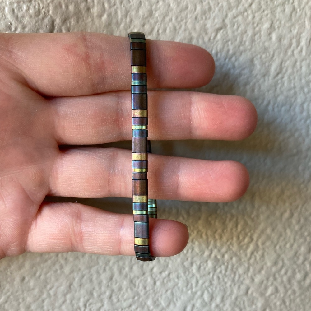 Elegant Multicolor HandmadeTila Bracelet